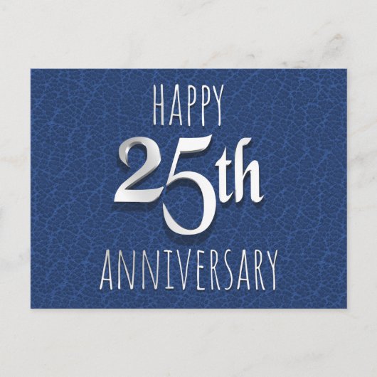 25e Jubileum Feestdagenkaart (Voorkant)