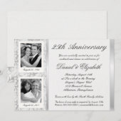 25e Jubileum - Foto-uitnodigingen - Nu en dan Kaart (Voorkant / Achterkant)
