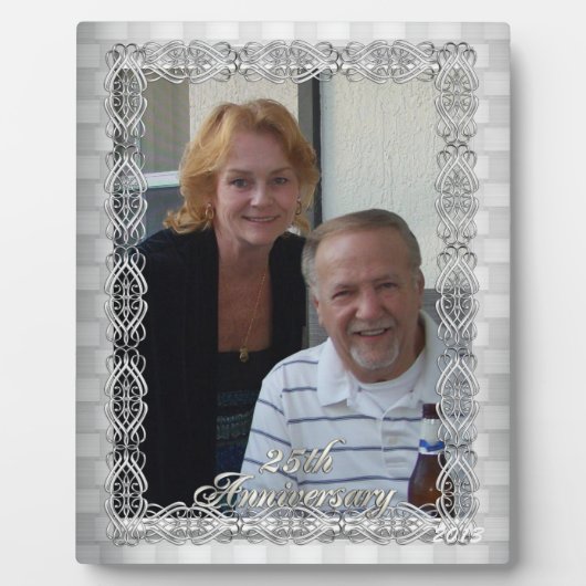 25e Jubileum fotoplaque Fotoplaat (Voorkant)