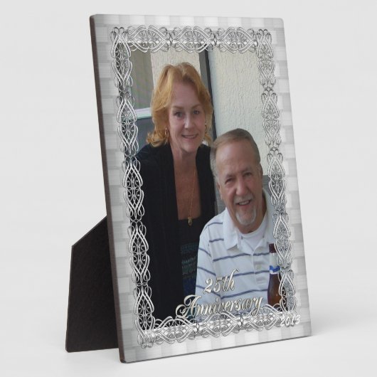 25e Jubileum fotoplaque Fotoplaat (Zijkant)