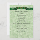 25e Jubileum gelofte verlenging Irish Invitation Kaart (Voorkant)