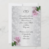 25e Jubileum Gelofte Vernieuwing Lavendel rozen Kaart (Achterkant)