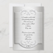 25e Jubileum gelofte vernieuwingsuitnodiging Kaart (Achterkant)