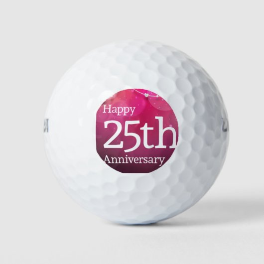 **25e JUBILEUM** GOLFBAL Golfballen (Voorkant)