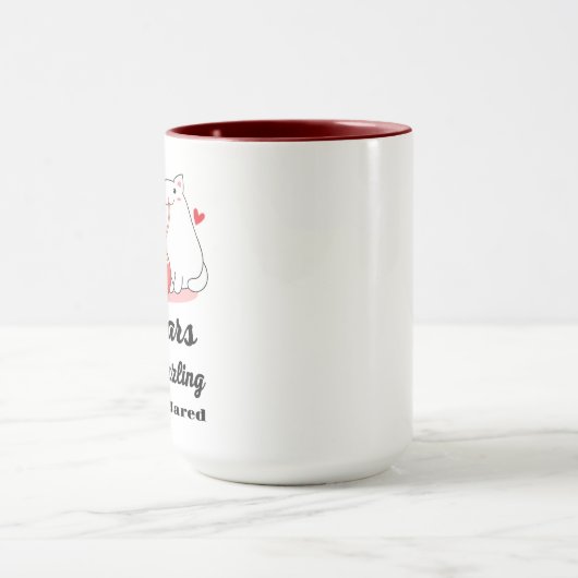 25e Jubileum Grappige Ramen Koppels Mok (Midden)