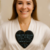 25e Jubileum Hart Keramisch Ornament