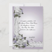 25e jubileum hernieuwde belofte witte rozen kaart (Achterkant)