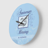 25e Jubileum in blauw en zilver Grote Klok (Hoek)