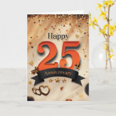 25e Jubileum Kaart (Gele Bloem)