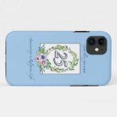 25e Jubileum katholieke Nun Wreath en Silver Case-Mate iPhone Case (Achterkant (horizontaal))