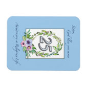 25e Jubileum katholieke Nun Wreath en Silver Magneet (Horizontaal)