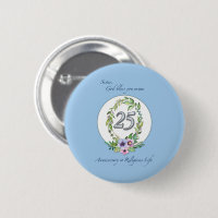 25e Jubileum katholieke Nun Wreath en Silver