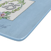 25e Jubileum katholieke Nun Wreath en Silver Snijplank (Hoek)