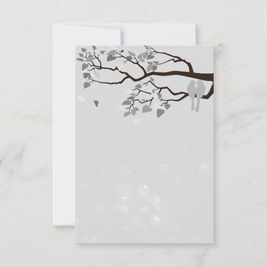 25e Jubileum Lovevogels Hartelijk dank Bedankkaart (Achterkant)