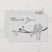 25e Jubileum Lovevogels Hartelijk dank Bedankkaart (Voorkant / Achterkant)