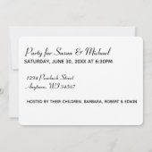 25e Jubileum met informatie op de achterzijde Kaart (Achterkant)