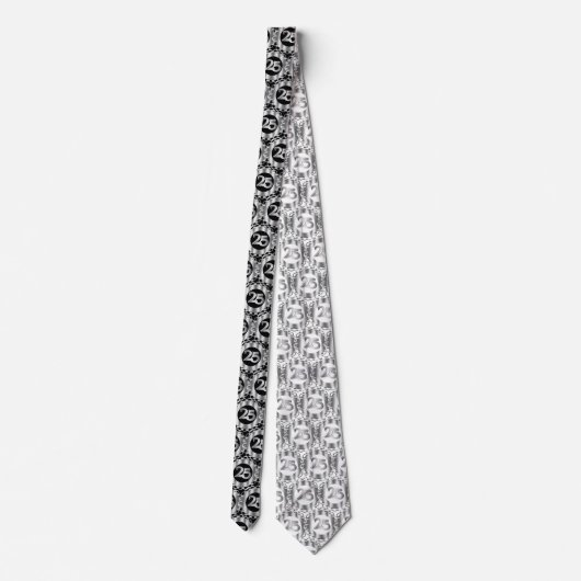 25e Jubileum Necktie Stropdas (Achterkant)