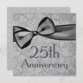 25e jubileum nep satijn lint metaalpapier kaart (Voorkant / Achterkant)