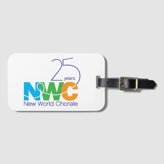 25e Jubileum New World Chorale Bagagelabel (Voorkant (horizontaal))
