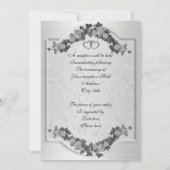 25e Jubileum partij gelofte vernieuwingsuitnodigin Kaart (Achterkant)