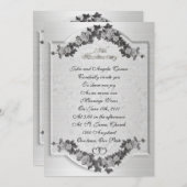 25e Jubileum partij gelofte vernieuwingsuitnodigin Kaart (Voorkant / Achterkant)