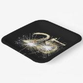 25e Jubileum-partijbrochure op zwart Papieren Bordje (Gebogen)