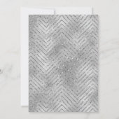 25e Jubileum partijuitnodiging, Faux Silver Kaart (Achterkant)