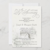 25e Jubileum partijuitnodigingen - Gepersonaliseer Kaart (Achterkant)