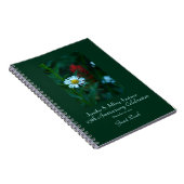 25e Jubileum Party Guest Book, White Daisy Notitieboek (Rechterzijde)