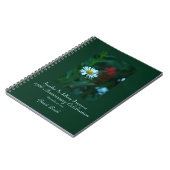 25e Jubileum Party Guest Book, White Daisy Notitieboek (Linkerzijde)