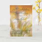 25e Jubileum Priesthood Lilies Kaart (Gele Bloem)