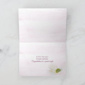 25e Jubileum Ribbon Heart Kaart (Binnen)