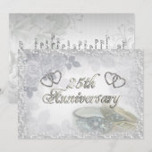 25e Jubileum ringen Uitnodiging (Voorkant / Achterkant)