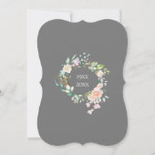 25e Jubileum Rozen Greenery Garland Kaart (Achterkant)