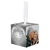 25e Jubileum Silver Diamonds Foto Keepasa Decoratie (Voorkant hoekig)