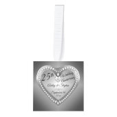 25e Jubileum Silver Diamonds Foto Keepasa Decoratie (Voorkant)