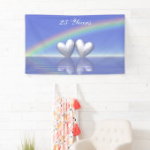 25e Jubileum Silver Hearts Banner (Insitu)
