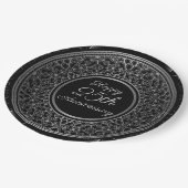 25e Jubileum Silver Medallion Paper Borden Papieren Bordje (Gekanteld)