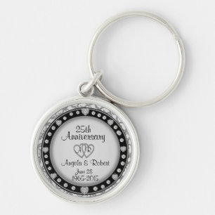 25e Jubileum Silver Sleutelhanger