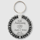 25e Jubileum Silver Sleutelhanger (Voorkant)