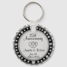25e Jubileum Silver Sleutelhanger