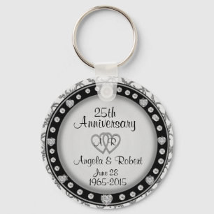 25e Jubileum Silver Sleutelhanger