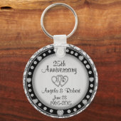 25e Jubileum Silver Sleutelhanger (Voorkant)