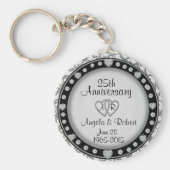 25e Jubileum Silver Sleutelhanger (Voorkant)