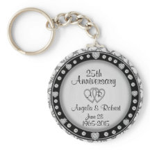 25e Jubileum Silver Sleutelhanger