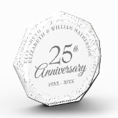 25e Jubileum Silver Stardust Confetti Fotoblokken (Links)