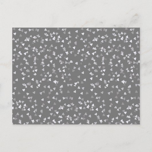 25e Jubileum Sparen de DatumKalenderliefde Hart Briefkaart (Achterkant)