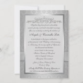 25e Jubileum Uitnodigen - GEBRUIK SILVER PAPER NIE Kaart (Achterkant)