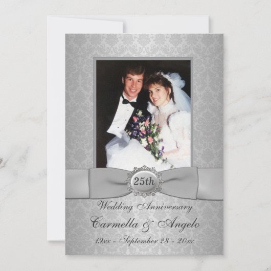 25e Jubileum Uitnodigen Kaart (Voorkant)