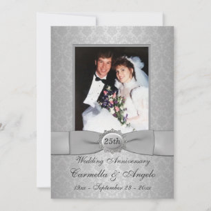 25e Jubileum Uitnodigen Kaart